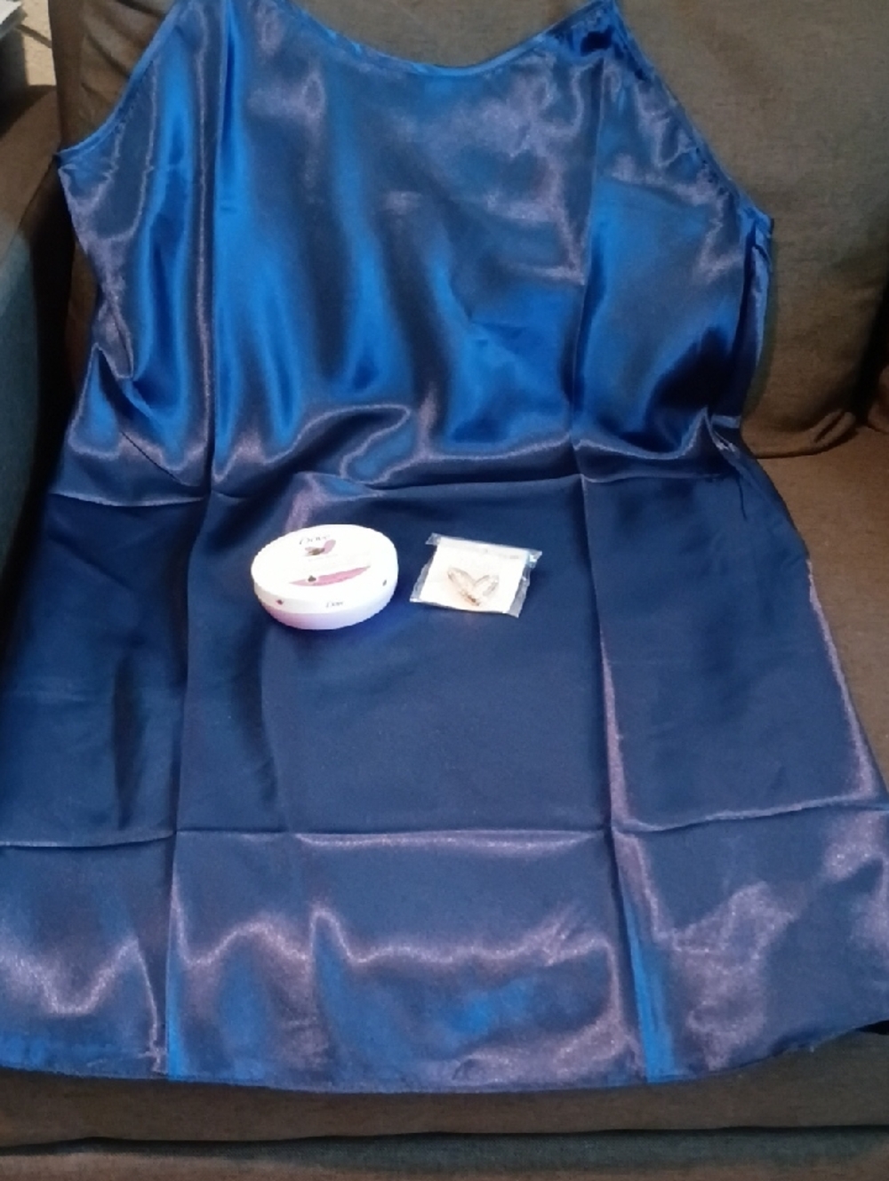 Satin Navy Blue Nightgown Bundle New